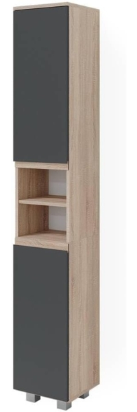 Badschrank J-Shape Sonoma 30 x 190 cm Vicco