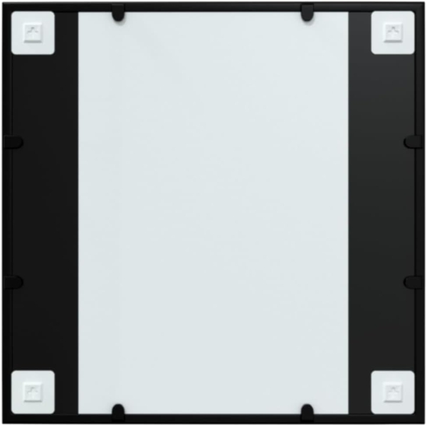 vidaXL Wandspiegel, Metall schwarz, 60x60 cm Bild 4