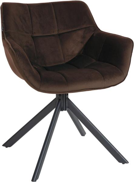 Stuhl Westport Samt (Farbe: braun)