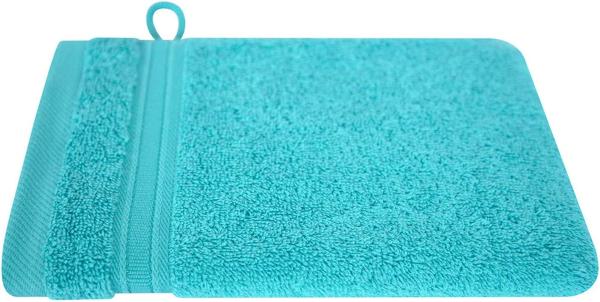 Dyckhoff Frottierserie Siena | Waschhandschuh 16x21 cm | aqua