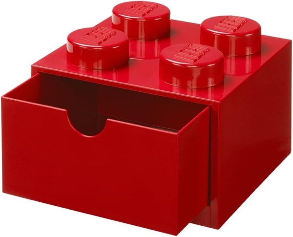 Room Copenhagen 'LEGO Schreibtischschublade' Aufbewahrungsbox rot Bild 4