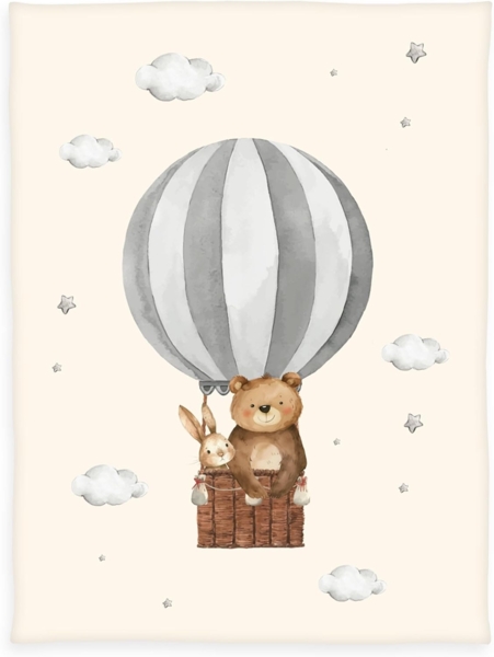 Babydecke babybest Ballonfahrt, Baby Best, niedliches Motiv