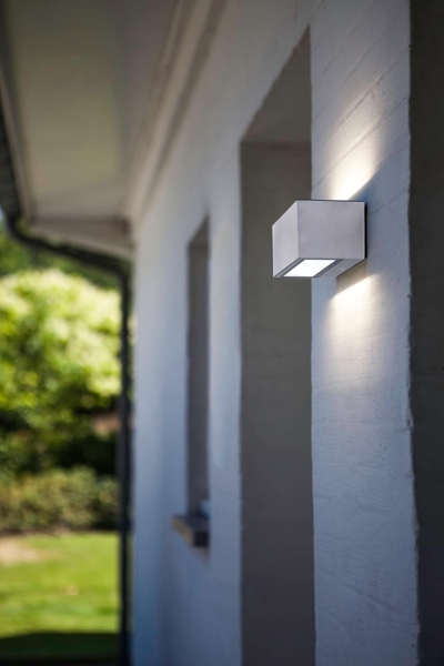 Außenwandleuchte, LEDs/230V/10,5W, 4000K, GEMINI Edelstahl Edelstahl 10,5W, 500 lm, 4000K B 140, H 65, T 89 Bild 2