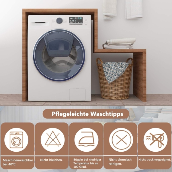 Woltu Verdunkelungsvorhang (2 St), Stangendurchzug, verdunkelnd, mit Ösen blickdicht Bild 8