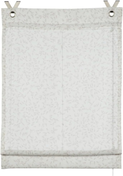 GRS Raffrollo Zen Silence Weiß Reiskörner