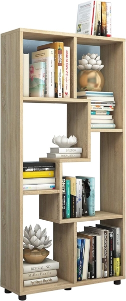 VCM Standregal Blina 913984 Sonoma-Eiche (Sägerau) H. 119 x B. 60 x T. 20 cm