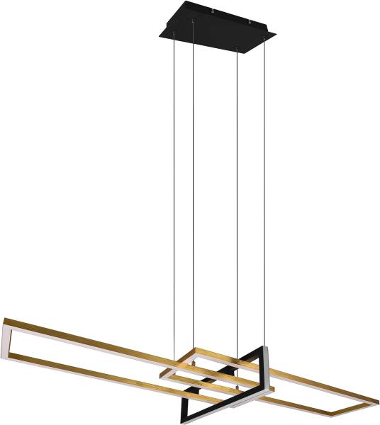 LED Hängeleuchte, messing, Switch Dimmer, 110 cm