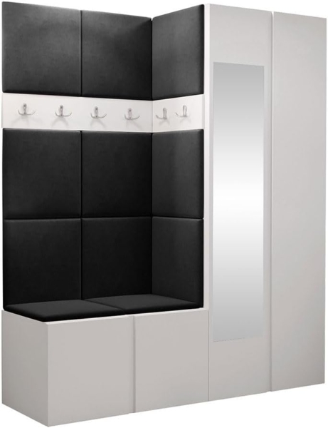 Garderoben-Set Monati XII, Weiß, Farbe: Manila 18