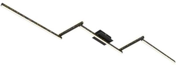 Briloner LED Deckenleuchte 227 cm, schwarz, Glitzereffekt