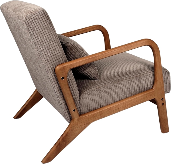 HOME DECO FACTORY, HD0348, Cotele Scott Wohnzimmersessel, Weichheit, Möbel, Sitz, Sofa und Sessel, 64,5 x 75 x 83,5 cm, Sitzhöhe 43 cm, Taupe, Mol, TU Bild 7