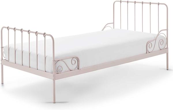 Metallbett Alice Liegefläche 90 x 200 cm rosa