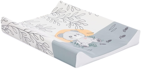 Fillikid Wickelauflage 2-Keil Exclusiv/Wickelmulde 50x65 cm/Wickelunterlage mit abwaschbarer Folienbezug/geeignet für schwedische Kommoden/weiche Thermovliesfüllung/Auflage Wickeltisch