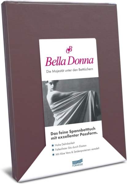 Formesse Bella-Donna Jersey Spannbettlaken|140x200 - 160x220 cm| platin