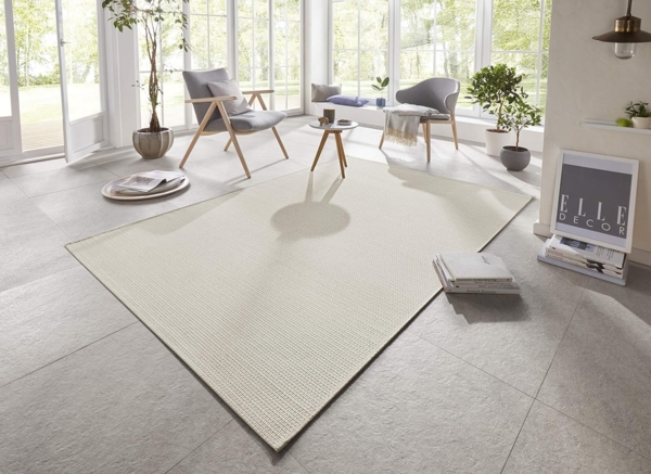 In- & Outdoor Teppich Millau Creme Beige - 140x200x0,4cm