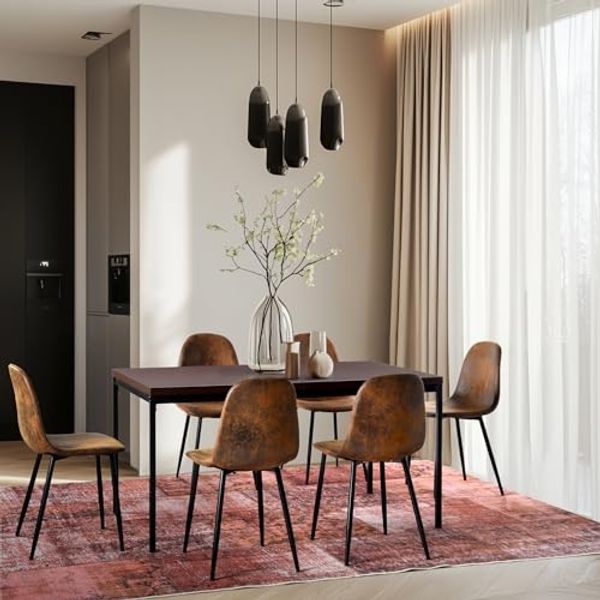 FurnitureR Konsolentisch 120 x 70 x 75 cm | Schmal & elegant | 3,8 cm Dicke Platte | Metallbeine schwarz | Flurtisch/Sofatisch