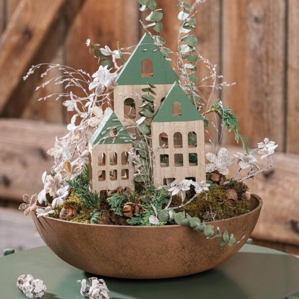 matches21 HOME & HOBBY Blumentopf Pflanzschale für draussen Dekoschale rund Rost-Optik 30x9 cm (1 St), Blumen-Schale als wetterfeste Friedhof-Schale Grab-Schmuck Grabschale Bild 6