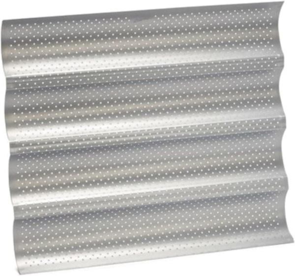 Patisse Patisse Backform für 4 Baguettes 38x33cm Silver-top P03665