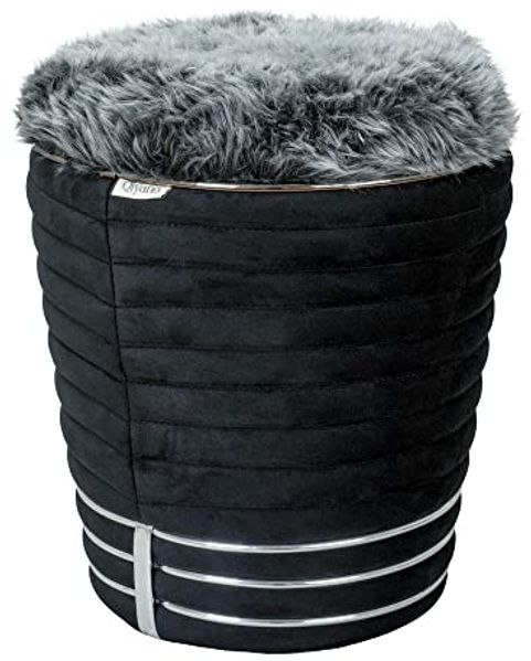 Hocker Doric 325 Schwarz / Graphit