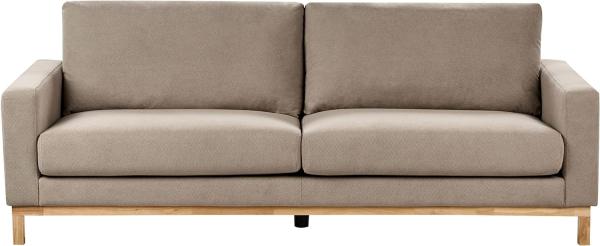 3-Sitzer Sofa taupe hellbraun SIGGARD