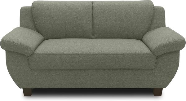 DOMO. collection 2 Sitzer, Sofa, 2er Couch, Garnitur, 3-2-1, grün, 159 cm
