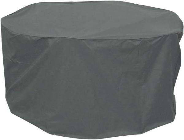 greemotion Schutzhülle für Gartentisch - Abdeckhaube Gartenmöbel Grau - Abdeckung Terrassentisch mit Zugband - Abdeckplane Balkontisch - Wetterschutzhaube für Outdoor-Möbel