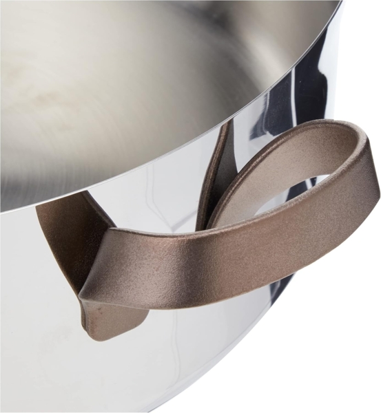 Alessi Edo Kasserolle flach Edelstahl groß Bild 2