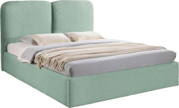 Polsterbett Hatera (Farbe: Coral 55, Größe: 180 x 200)