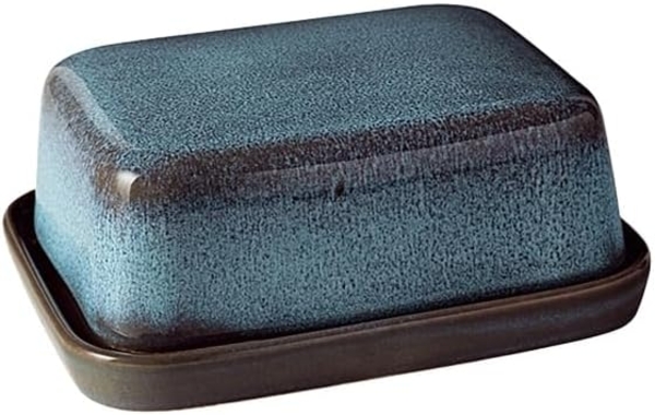 like. by Villeroy & Boch Lave Glacé Butterdose, 14,7 x 11,7 x 6,3 cm