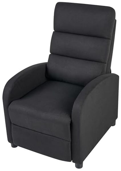 Fernsehsessel OTUS Stoff Schwarz Bild 6