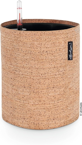 Lechuza Pflanztopf Trendcover 23 cm Kunstleder Kork natur hell