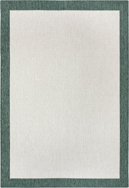 In- & Outdoor Wendeteppich Panama Creme Grün - 160 x 230 x 0,5 cm