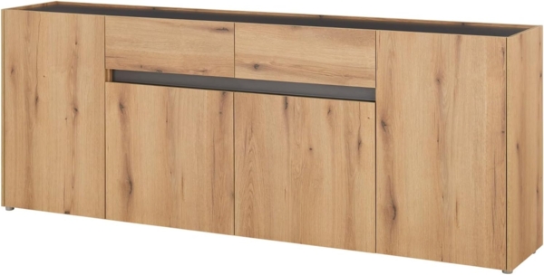 Sideboard Center in Eiche Evoke 223 cm