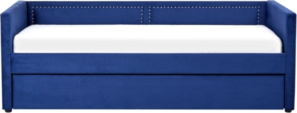 Tagesbett MIMIZAN 90 x 200 cm Cord Marineblau