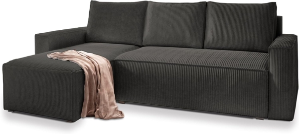 Masseno Ecksofa POTARO mit Schlaffunktion L-Form, Sofa mit Bettkasten