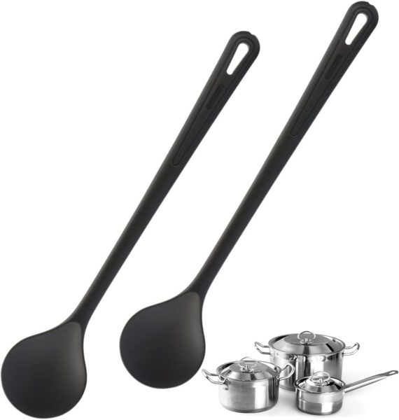 WESTMARK Kochlöffel 2 Stück, »Gentle«, Rührlöffel, hochhitzebeständig, spülmaschinengeeignet, Made in Germany