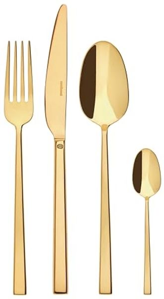 Sambonet Besteck Set 24-tlg. Rock Edelstahl gold