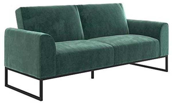 CosmoLiving by Cosmopolitan Schlafsofa Adley, 1 Teile, Veloursstoff, Schlaffunktion, Rückenlehne 2-teilig, Sitzhöhe 47,5 cm