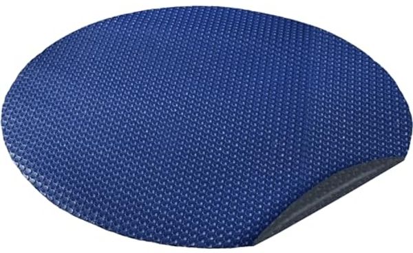 RAMROXX Pool Solarplane 400µm, Abdeckung Rund Blau/Schwarz, Ø 457 cm