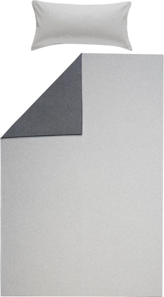 Erwin Müller Bettwäsche Wendebettwäsche, Biber, Uni Bild 2