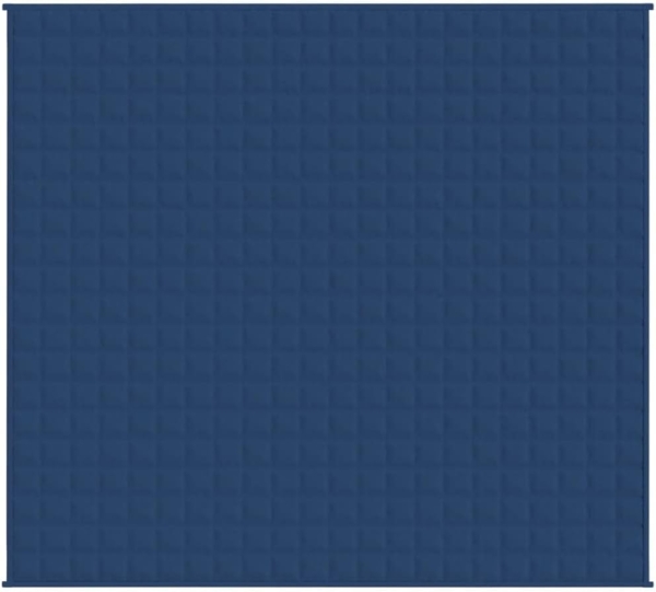 vidaXL Gewichtsdecke Stoff, 1x Gewichtsdecke, Blau, 220x235 cm, Stoff, 15 kg Bild 3