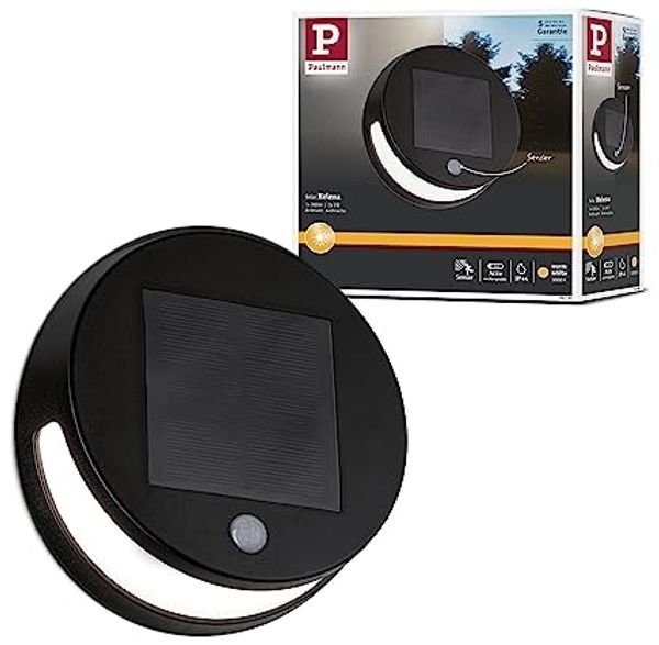 Paulmann No. 94265 Outdoor Solar Wandleuchte Helena mit Sensor 3000K IP44