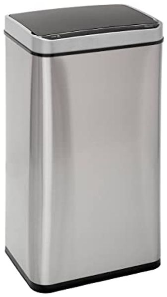 Mülleimer, automatisiert, 40 L, Edelstahl, silbern - 5five Simple Smart