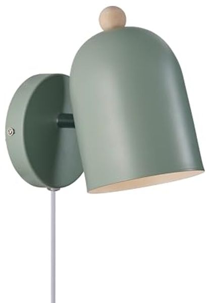 Nordlux 'Gaston' Wandleuchte, E27 IP20, Staubgrün, 195x195 mm