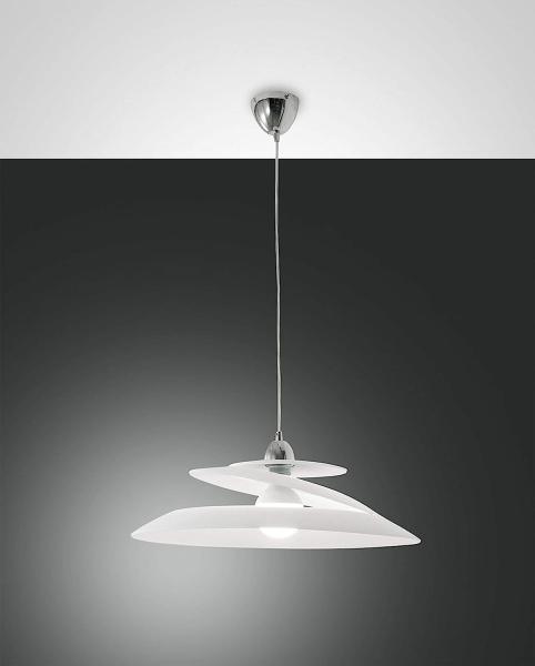 Hängelampe weiß E27 Fabas Luce Aragon dimmbar 530mm