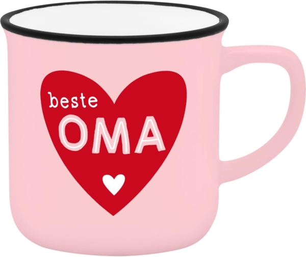 Espressotasse Espresso Kaffee Tasse Emailleoptik Geschenk Sheepworld OMA 74741