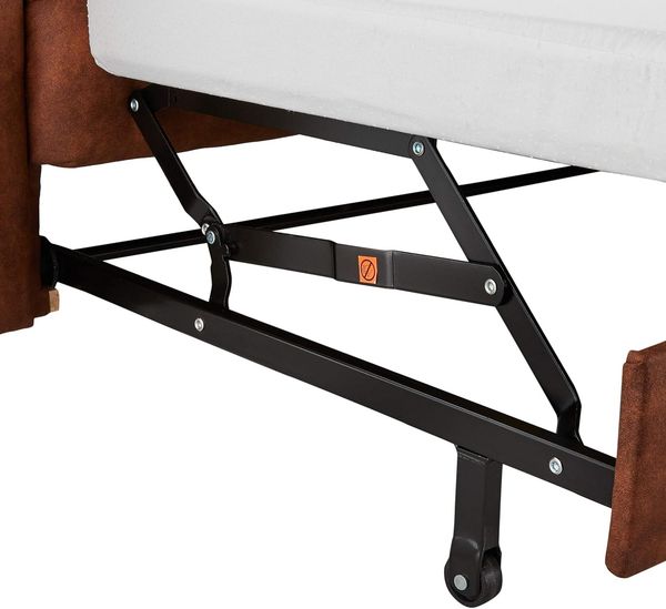 Cavadore Ecksofa Salisa mit Federkern, Polsterecke im klassischen Design, inkl. Bettfunktion, 264 x 86 x 244, mikrofaser braun Bild 8