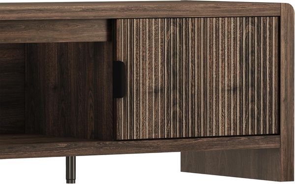 Fernsehschrank Lukkodso 150x40x40 cm Walnussoptik [en. casa] Bild 9