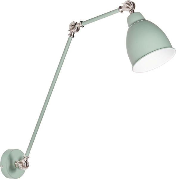 Wandlampe MISSISSIPPI verstellbar Metall Hellgrün