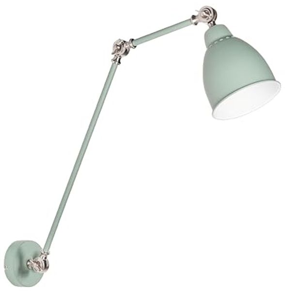 Wandlampe MISSISSIPPI verstellbar Metall Hellgrün