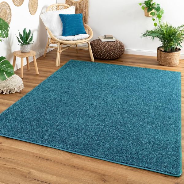 Designerteppich Cambridge, Farbe: türkis, Größe: 200x300 cm